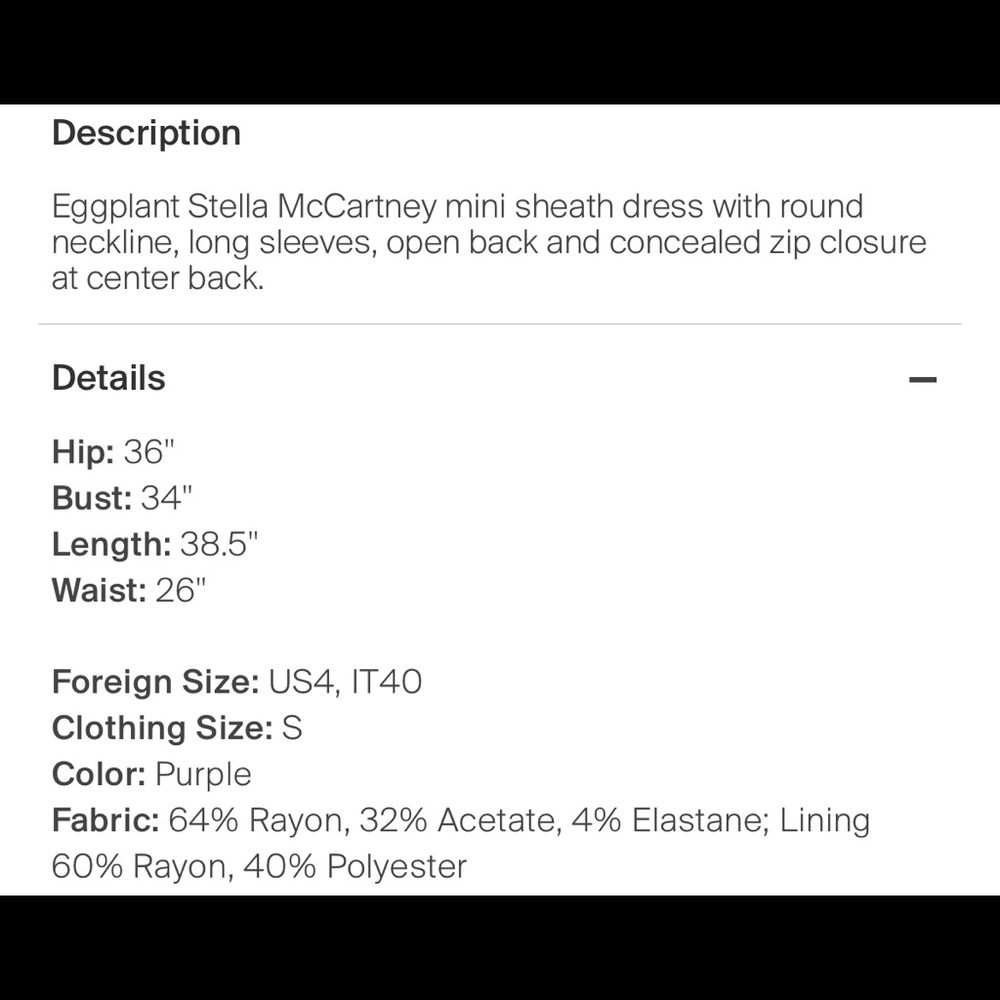 Stella McCartney stunning fit open back midi cocktail pencil work dress… - Picture 5 of 5